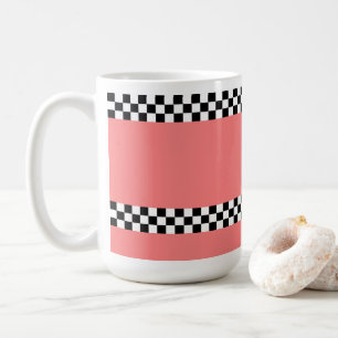 Checker 🌸 kaffe mugg 15oz
