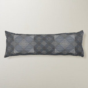 Checker mönster diagonal 2 ton.bx4x4 BLK BG Kroppskudde