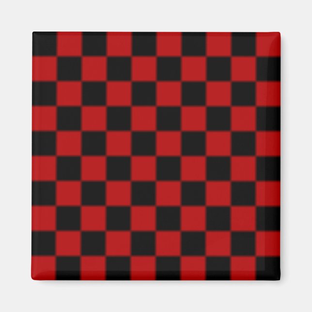 Checker Mönster Magnet (Framsidan)