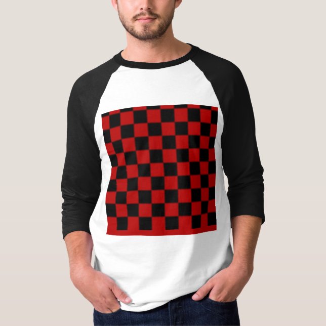 Checker Mönster Manar Shirt Tee (Framsida)