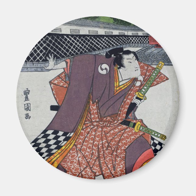 Checker Samurai Magnet (Framsidan)