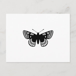 Checker Spot Butterfly Vykort