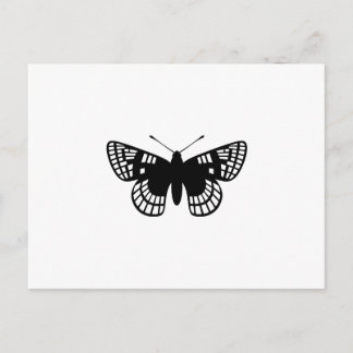Checker Spot Butterfly Vykort