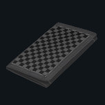 Checkerboard - Black Grått - Emo - Wallet<br><div class="desc">Checkerboard - Black Grått - Emo - Wallet</div>