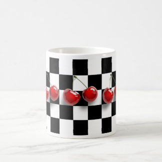Checkerboard Cherries Mugg