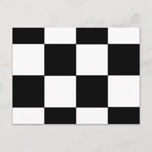 CHECKERBOARD! (design med kvadratiska plattor) ~ Vykort