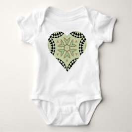 CHECKERBOARD HEART T SHIRT