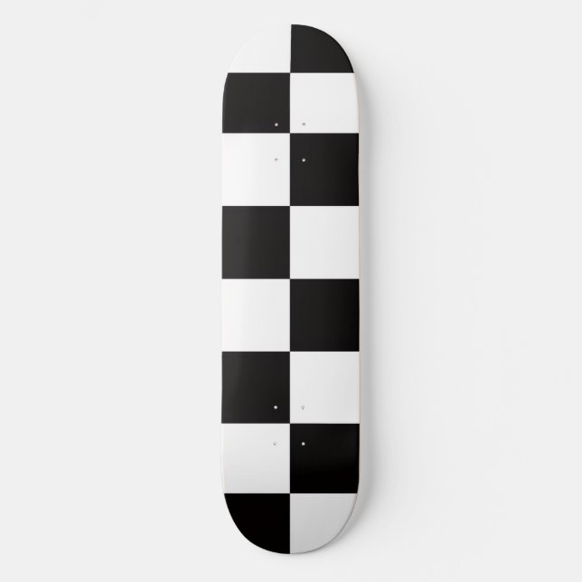 Checkerboard Home Rug of the Classic Elegance Mini Skateboard Bräda 18,5 Cm (Framsida)
