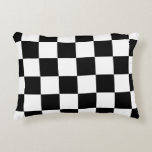 Checkerboard Home Rug of the Classic Elegance Prydnadskudde<br><div class="desc">Checkerboard Home Rug of the Classic Monochrome Elegance brings a bold, timeless geometric statement into any interior. The iconic black‑and‑white pattern adds structure, contrast, and a touch of designer sophistication. Perfect as a stylish gift, this rug suits modern, minimalist, retro, and artistic spaces alike. Its clean visual rhythm instantly elevates...</div>