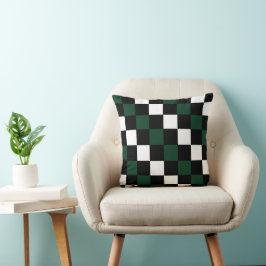 Checkerboard Modern Preppy-Checkers Kudde