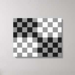 CHECKERBOARD MÖNSTER CANVASTRYCK
