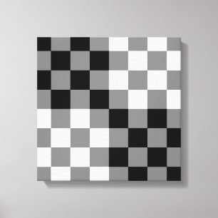 CHECKERBOARD MÖNSTER CANVASTRYCK