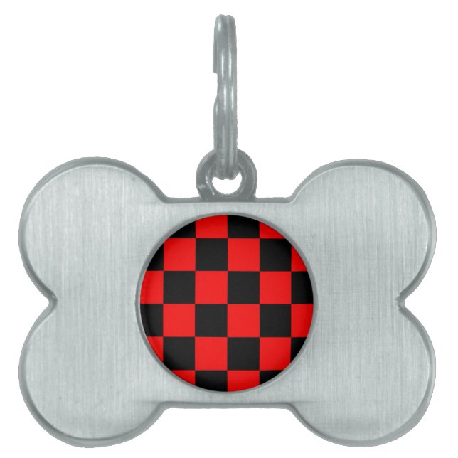 CHECKERBOARD NAMNBRICKA HUSDJUR (Framsidan)