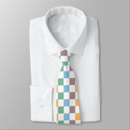 Checkerboard Neck Tie Slips