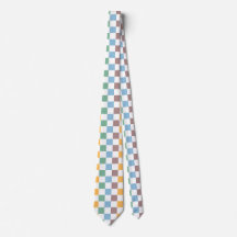 Checkerboard Neck Tie