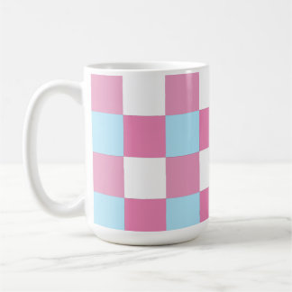 Checkerboard Pattern Kaffemugg