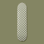 Checkerboard Sage Grönt Checkated Squarths Check Mini Skateboard Bräda 18,5 Cm<br><div class="desc">Checkerboard Sage Grönt Checkered Squares. Minimalistisk mönster-design.</div>