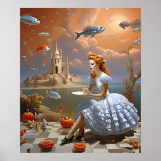 Checkerboard Shore Poster