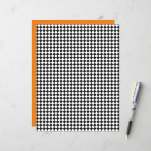 Checkerboard Sports Black White School Färg Team
