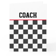 Checkerboard Sports Tack Coach Team Färg