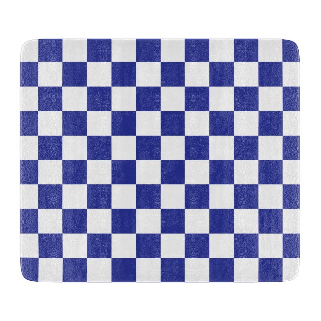 Checkered Blue and White  (Framsidan)