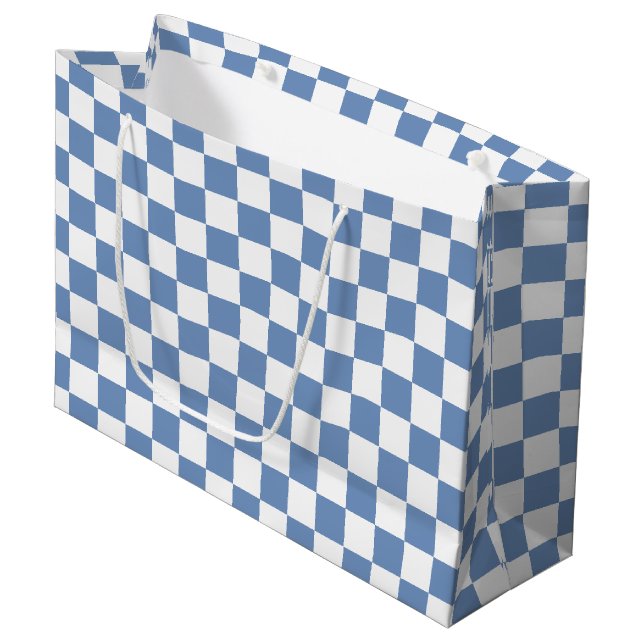Checkered Blue/Gray and White  (Framsidan Vinklad)