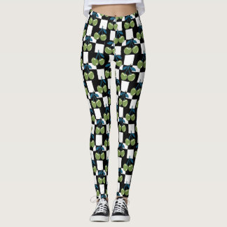 "Checkered Cherry Pop" Leggings