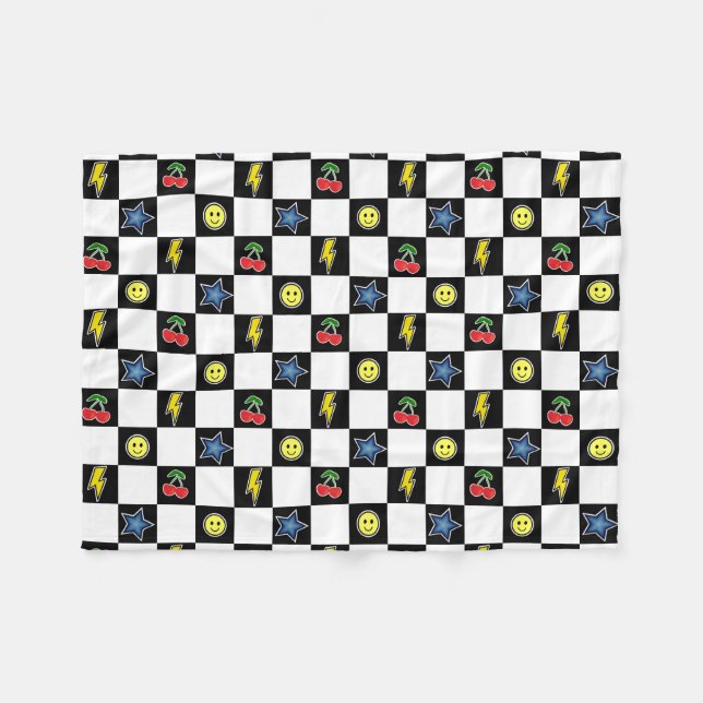 Checkered Dude Blanket Fleecefilt (Framsidan (Horisontell))