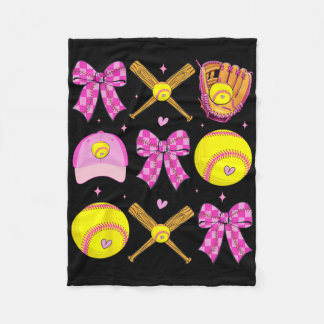 Checkered Mama Bow Cute Softll Mom Women Game Day  Fleecefilt