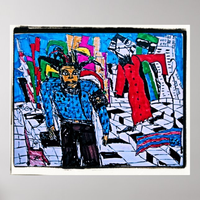 CHECKERED STREET POSTER (Framsidan)