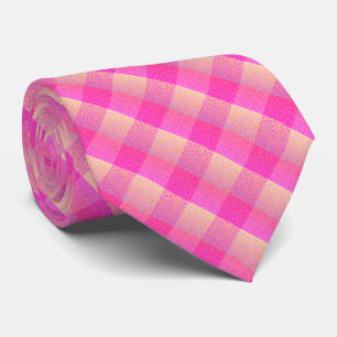 Checkerna shock rosa och Guld Slips