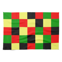 Checkers för rött, Gult, svart och Grönt