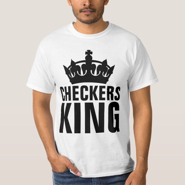 CHECKERS KUNG T-tröjor T Shirt (Framsida)