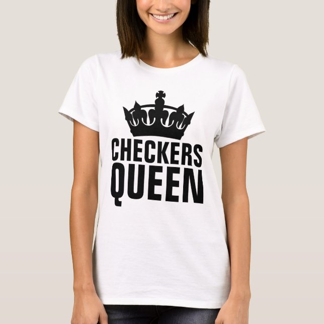 CHECKERS QUEEN T-shirts (Framsida)