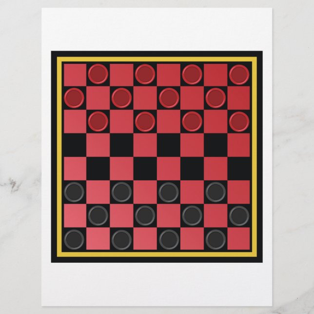 Checkers spel (Framsida)