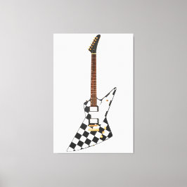 CHECKERS STEN GUITAR 40 x 60 Canvastryck
