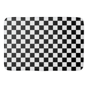 Checkers. .with dina egna färger badrumsmatta