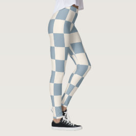 Checkers "Worn Blue" Leggings
