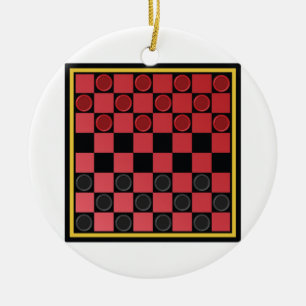 Checkerslek Julgransprydnad Keramik