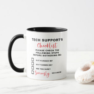 CHECKLIST FÖR anpassadets TECH-STÖD Mugg