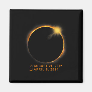 Checklist Total Solar Eclipse April 8 2024 Eclipse Magnet