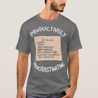 Checklista 1 för produktivt främjande t shirt