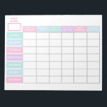 Checklista för återkravsfrämjande av kvinnors säke anteckningsblock<br><div class="desc">De här vackra kalendersidorna för daglig återhämtning ger en underbar gåva till en vän som arbetar med att bevara lugnet. En tillvänjningsberoende kommer att inspireras och uppmuntras av detta känsliga, feminina färg som hjälper till att få stegen att framstå som hanterbara och mindre överväldigande. Ta bort dina dagliga mål om...</div>