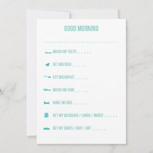 Checklista för bra på morgontur/målning