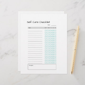 checklista för egenvård brevhuvud