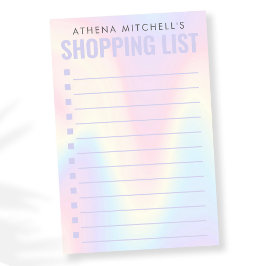 Checklista för mjuk pastellering av regnbåge post-it block