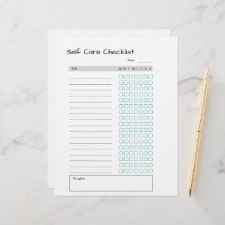 checklista för självvård brevhuvud