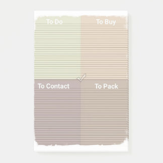 Checklista Post-it Block