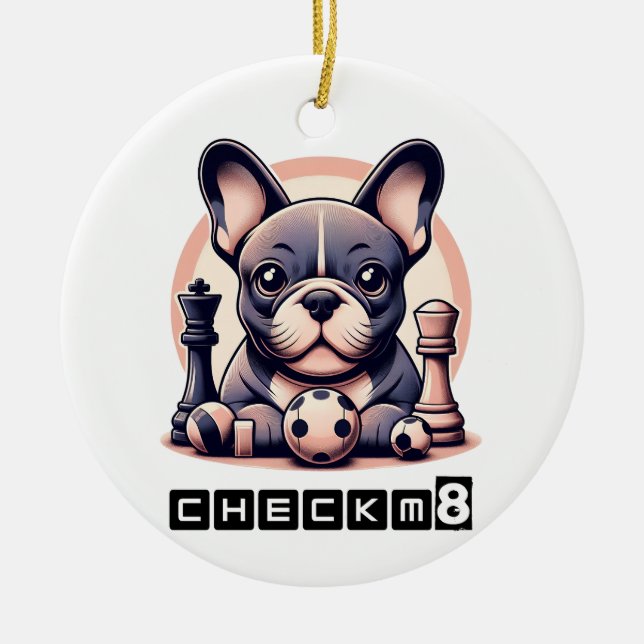 CheckM8 Julgransprydnad Keramik (Framsidan)