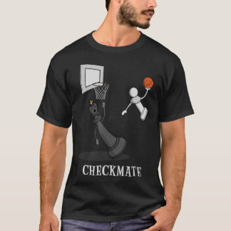 Checkmate Chess Basketball Game Board Kung T Shirt